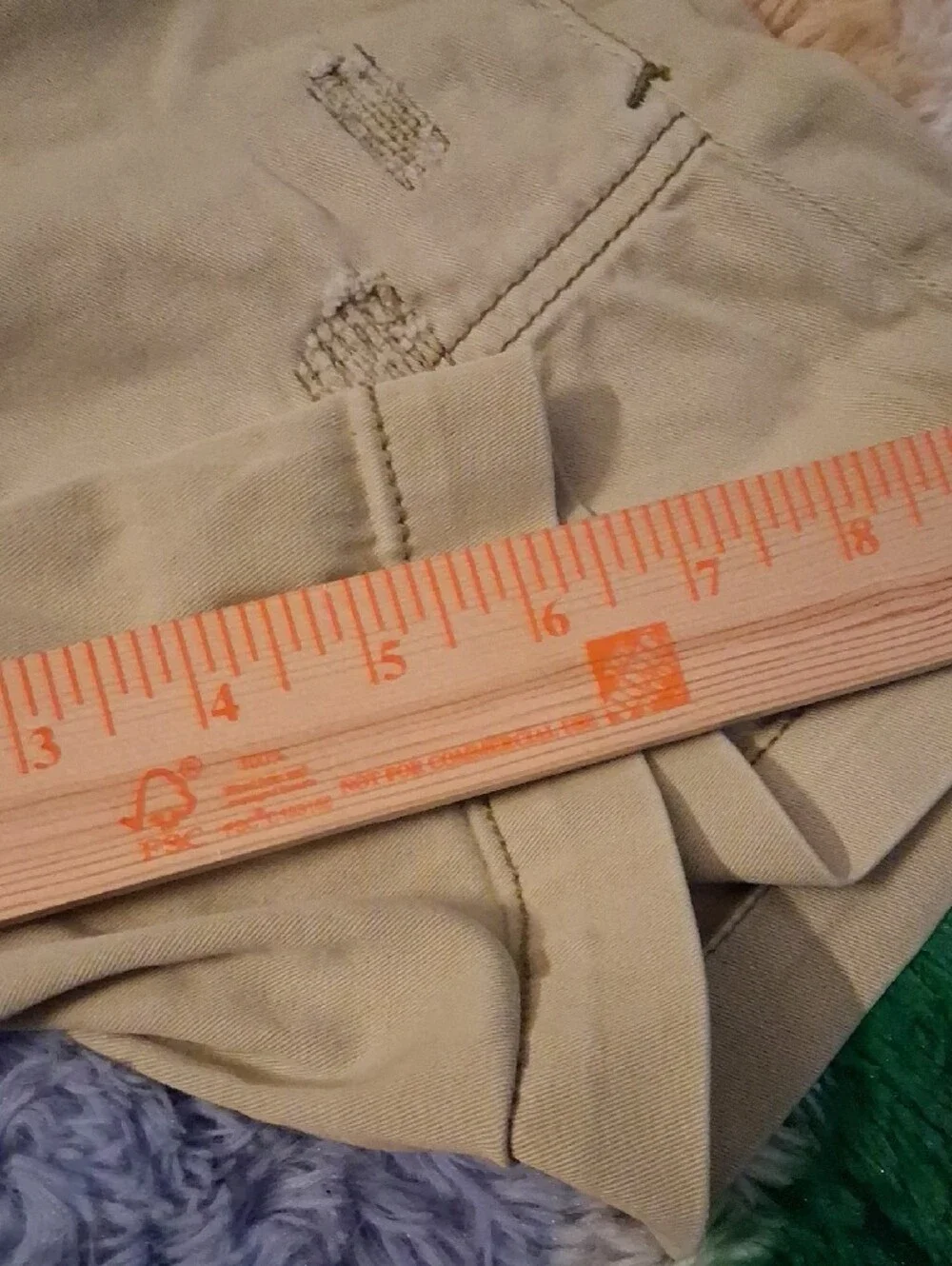 Pilcro Light Khaki Rolled-Hem Bermuda Shorts